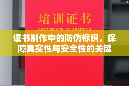 长涂证书制作中的防伪标识，保障真实性与安全性的关键