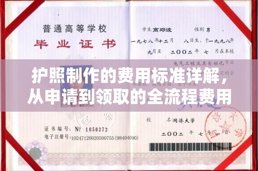 长涂护照制作的费用标准详解，从申请到领取的全流程费用指南