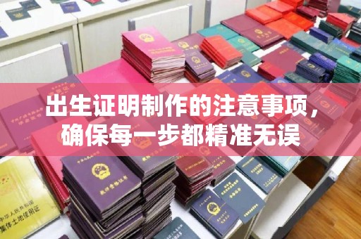 长涂出生证明制作的注意事项，确保每一步都精准无误