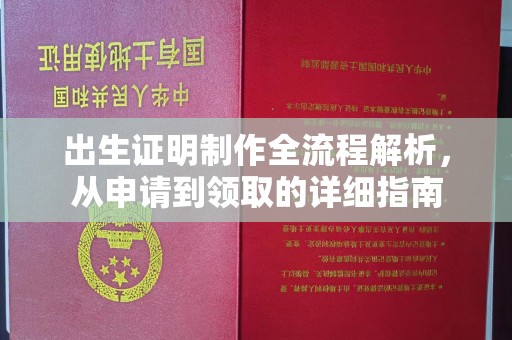 长涂出生证明制作全流程解析，从申请到领取的详细指南